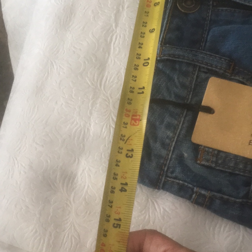 Machine Distressed Denim Shorts - Picture 5 of 10
